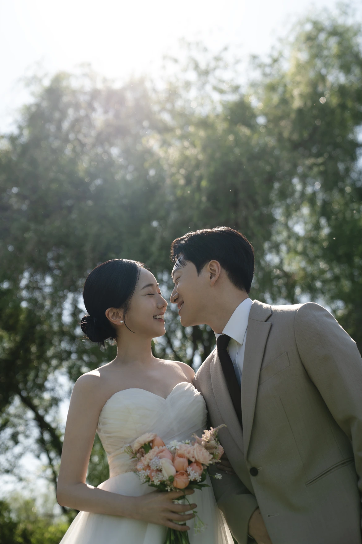 신랑 신부 웨딩 사진